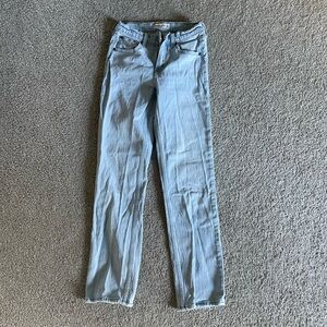Abercrombie & Fitch Women's Light Blue Straight Leg Jeans 24 00R